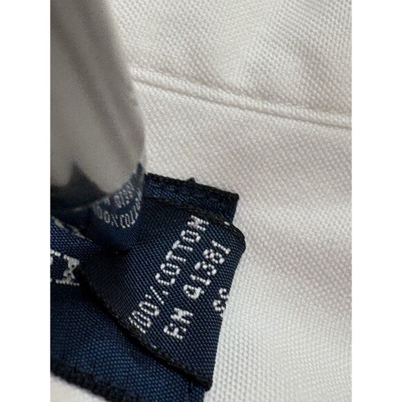 Ralph Lauren Black Label White Button Down Classic Fit Men Shirt Size 17,  34/35 - Picture 9 of 10